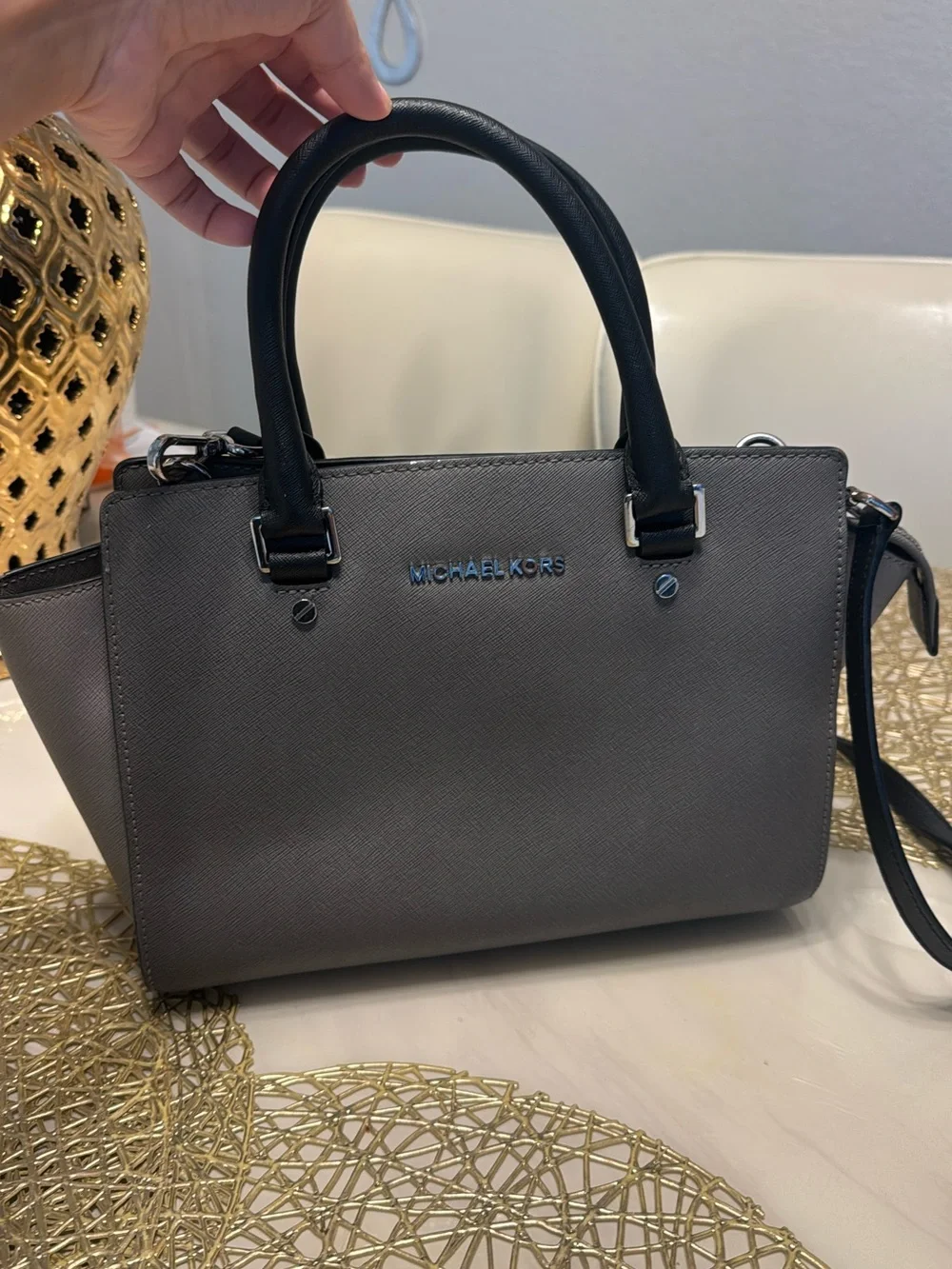 Michael Kors Selma Medium Top Zip Satchel